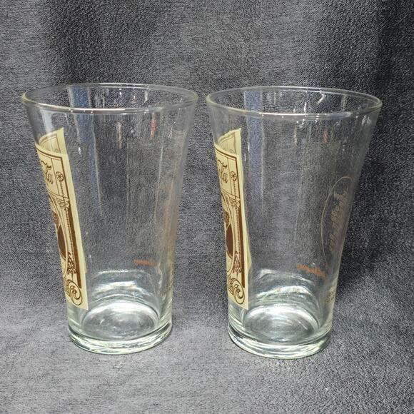 Vintage Coca Cola Victorian Lady 16 oz. Re-Creation Flair Glass Drinking Cups - Picture 4 of 11